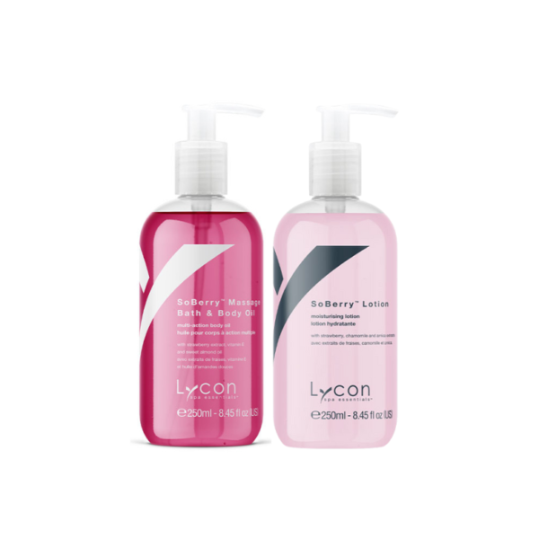 SoBerry Lotion + SoBerry Massage, Bath & Body Oil Bundle Set