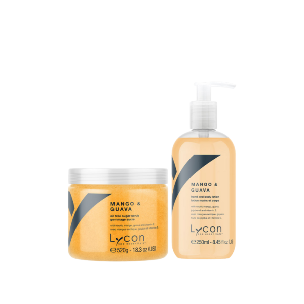 Mango & Guava Sugar Scrub + Mango & Guava Hand & Body Lotion Bundle Set